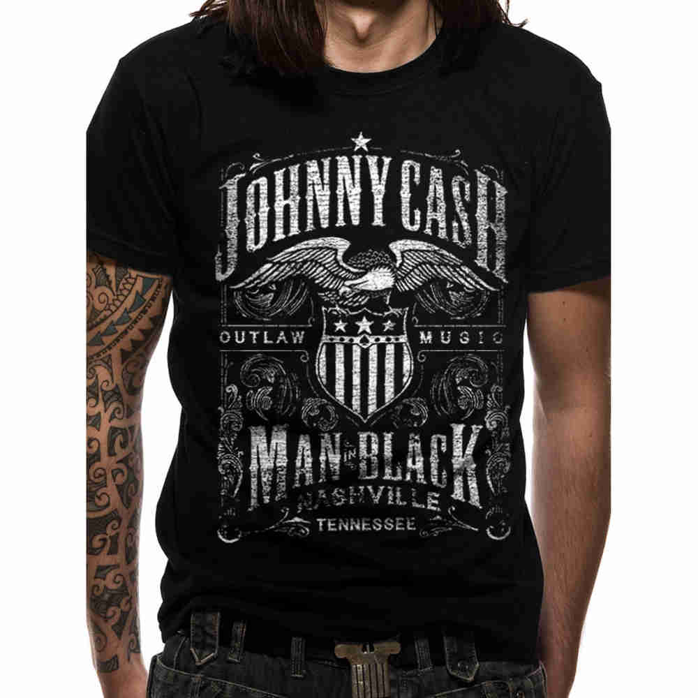 Cash BlackAttitude Johnny Mens Europe T Unisex Label Shirt SUpqzVGM